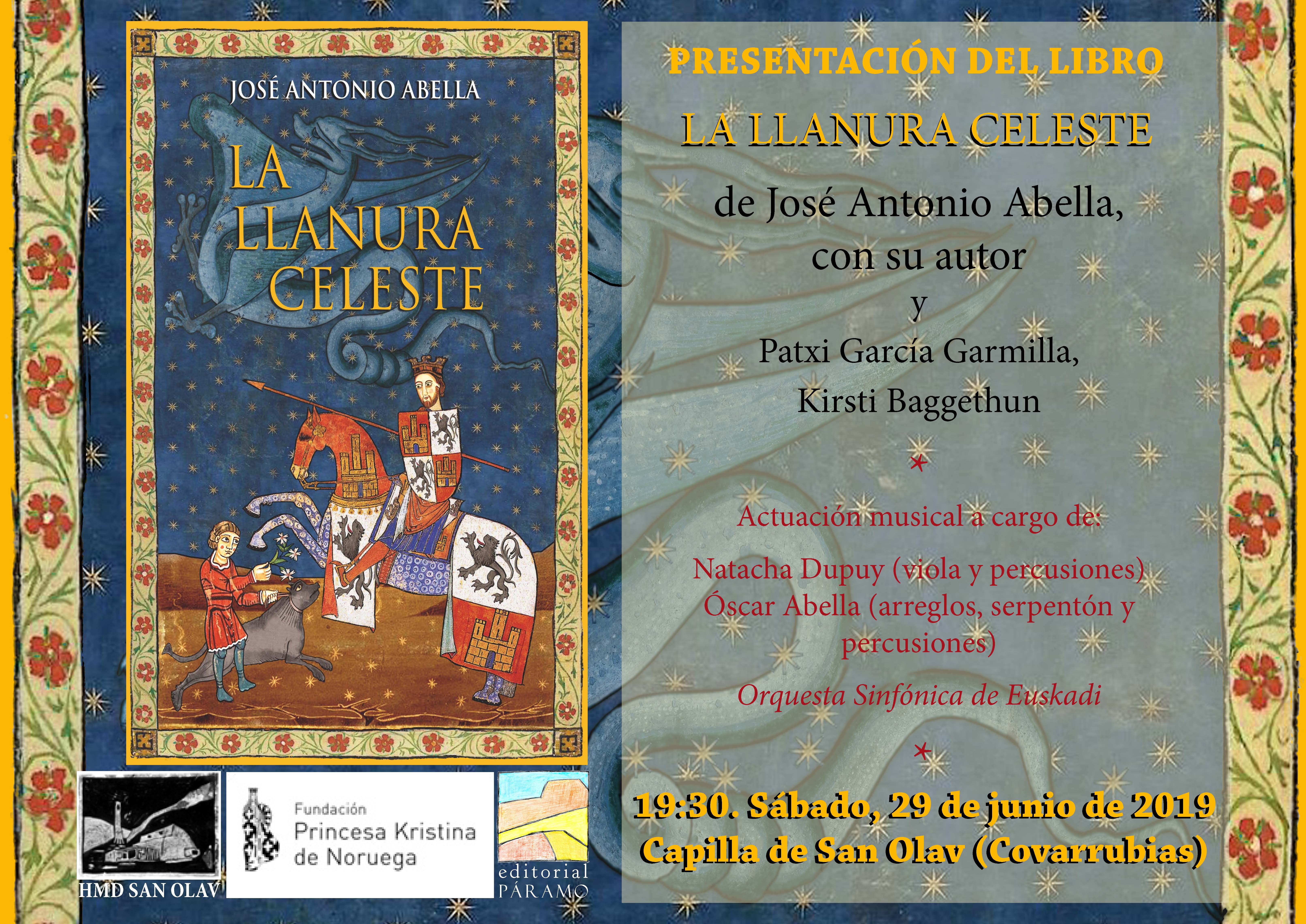 Presentación del libro “La Llanura Celeste” de José Antonio Abella en la Capilla de San Olav